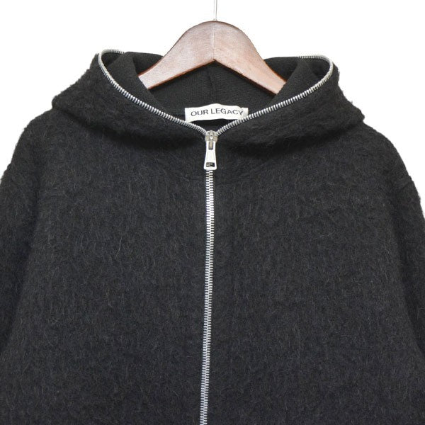 OUR LEGACY FULL ZIP HOOD シャギージップアップパーカー フードジャケット M4243FBH 古着・中古-3枚目のアイテム画像