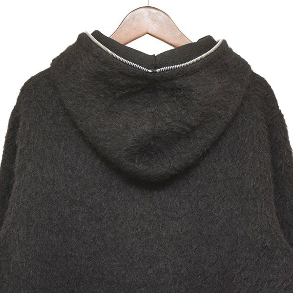 OUR LEGACY FULL ZIP HOOD シャギージップアップパーカー フードジャケット M4243FBH 古着・中古-4枚目のアイテム画像