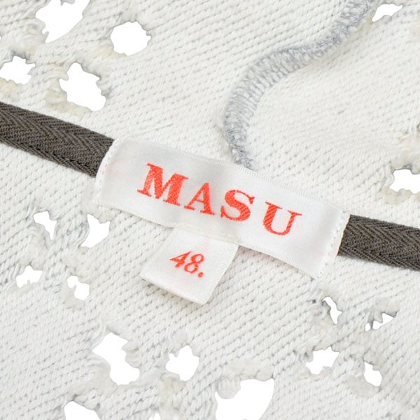 MASU 2024AW FLOWER HOLE ZIP-UP SWEAT PARKA フラワーホールジップアップスウェットパーカー MPFW-CS0324 古着・中古-6枚目のアイテム画像