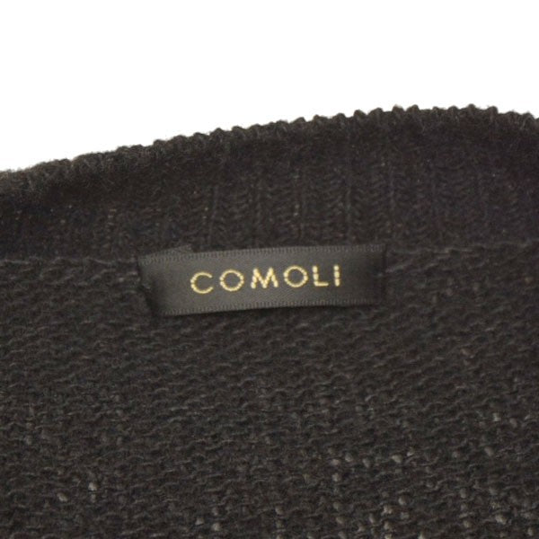 COMOLI 2024AW カシミヤ製品染 クルーネックニット プルオーバーセーター A03-06002 古着・中古-6枚目のアイテム画像