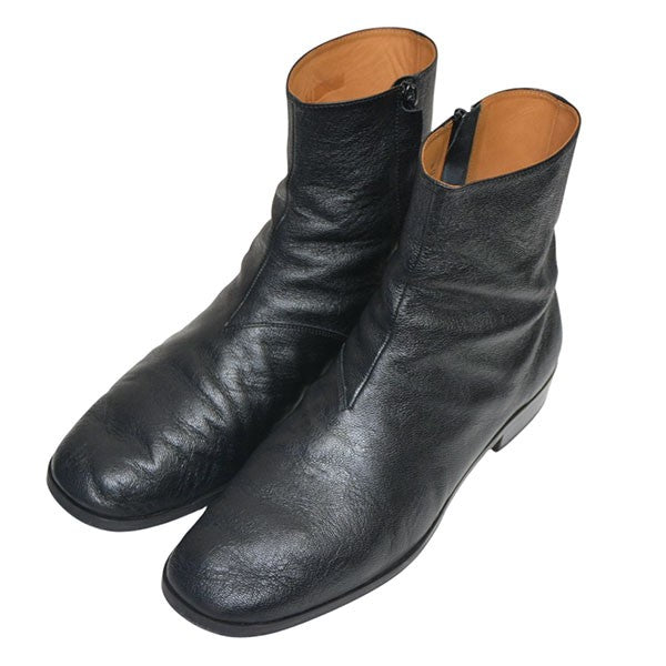 H BEAUTY＆YOUTH ナロー ジップ ブーツ レザーサイドジップブーツ 14316000000 古着・中古-1枚目のアイテム画像