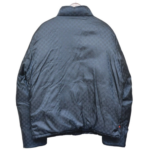 GUCCI リバーシブルGG柄ダウンジャケット ブルゾン ジャケット GM060 865 古着・中古-2枚目のアイテム画像