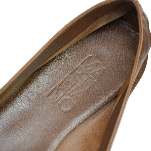 Martiniano マルティニアーノ グローブシューズ 37.5 ブラウン MARTINIANO(マルティニアーノ) Glove Shoes グローブシューズ レザー