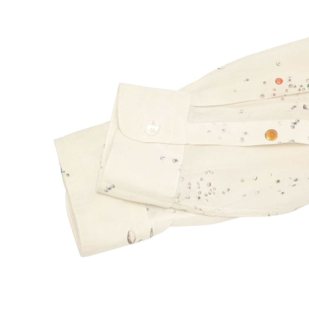 MASU 2023SS ZIP-UP GALAXY SILK SHIRT ジップアップギャラクシーシルクシャツ MMSS-SH0623 古着・中古-5枚目のアイテム画像