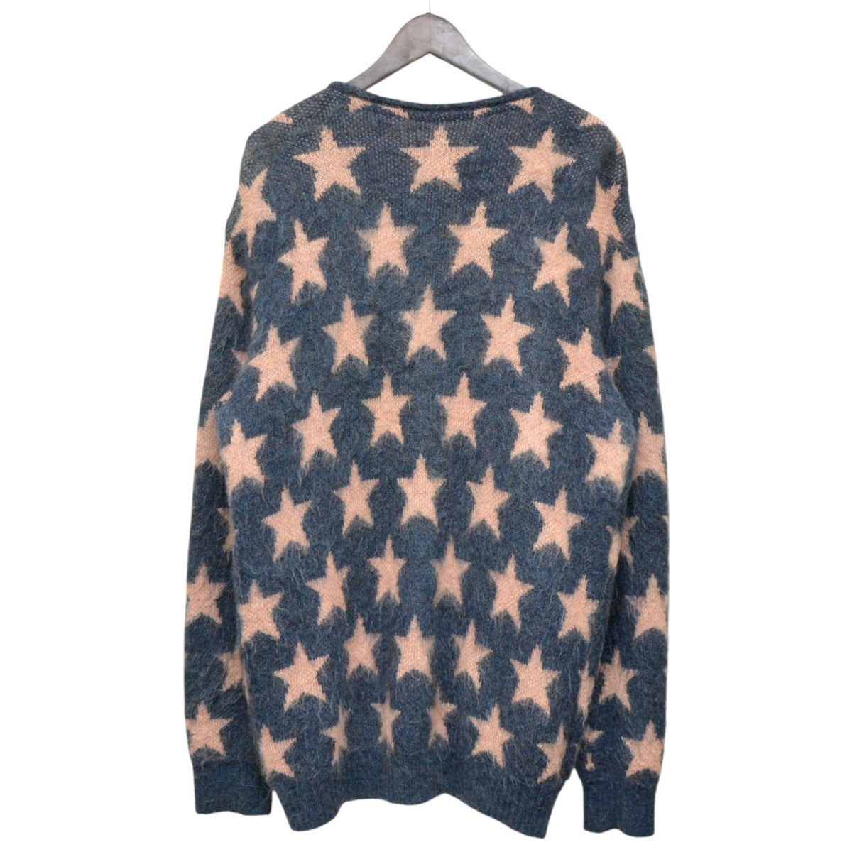 Needles 2020AW Mohair Cardigan Star 星柄モヘアカーディガン シャギーニット HM273 古着・中古-2枚目のアイテム画像