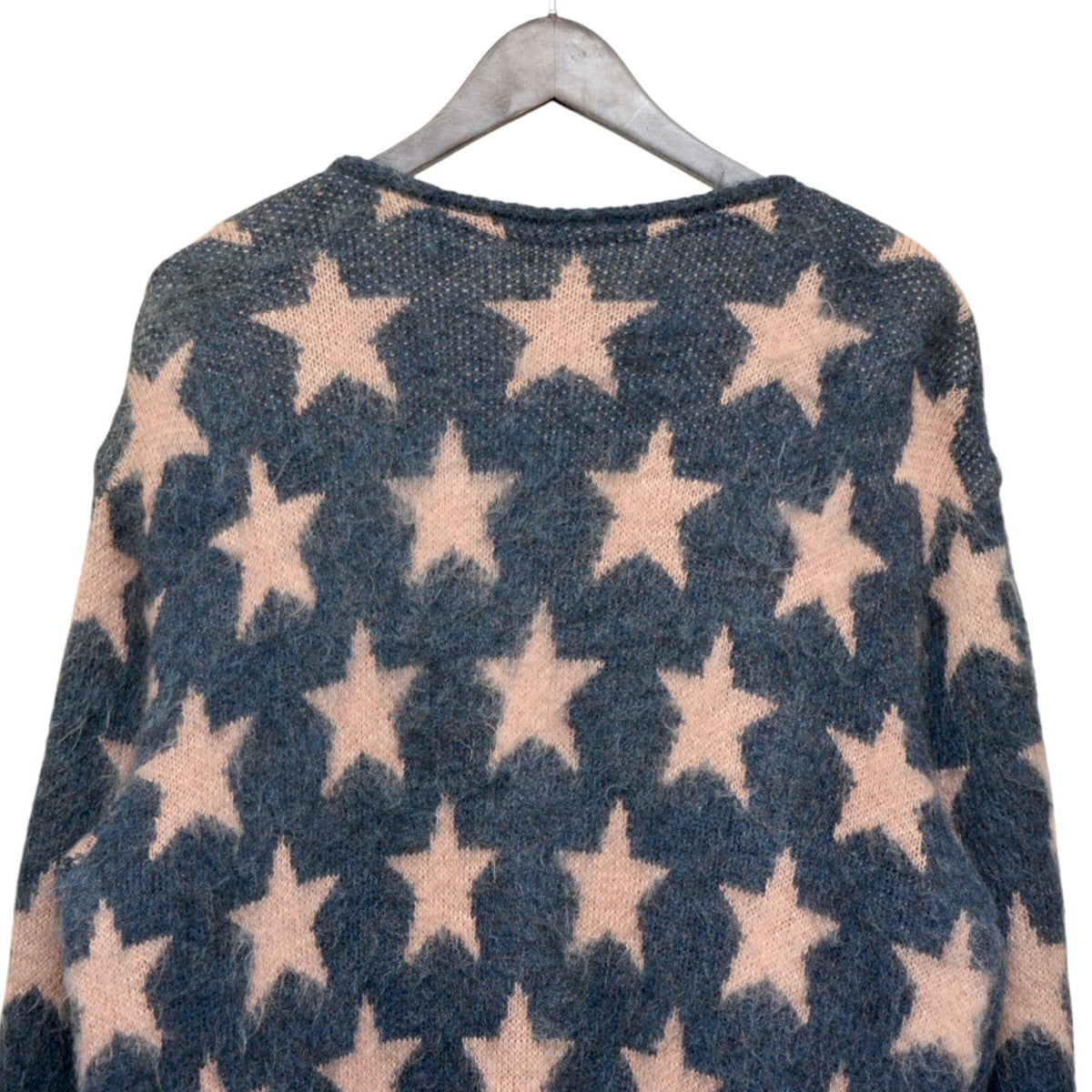 Needles 2020AW Mohair Cardigan Star 星柄モヘアカーディガン シャギーニット HM273 古着・中古-4枚目のアイテム画像