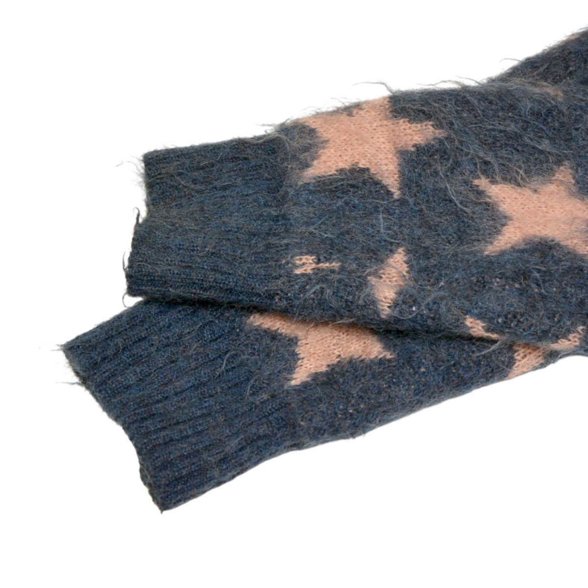 Needles 2020AW Mohair Cardigan Star 星柄モヘアカーディガン シャギーニット HM273 古着・中古-5枚目のアイテム画像