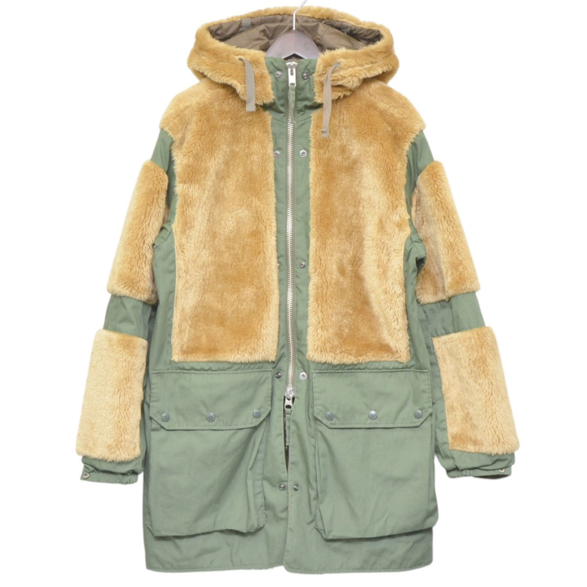 BEAMS PLUS×Engineered Garments 2016AW 別注ライナーボアコート ロングコート 11-18-3104 古着・中古-1枚目のアイテム画像
