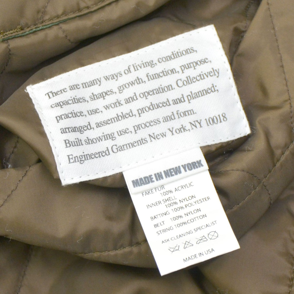 BEAMS PLUS×Engineered Garments 2016AW 別注ライナーボアコート ロングコート 11-18-3104 古着・中古-7枚目のアイテム画像