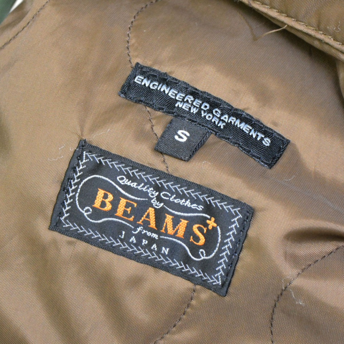 BEAMS PLUS×Engineered Garments 2016AW 別注ライナーボアコート ロングコート 11-18-3104 古着・中古-8枚目のアイテム画像