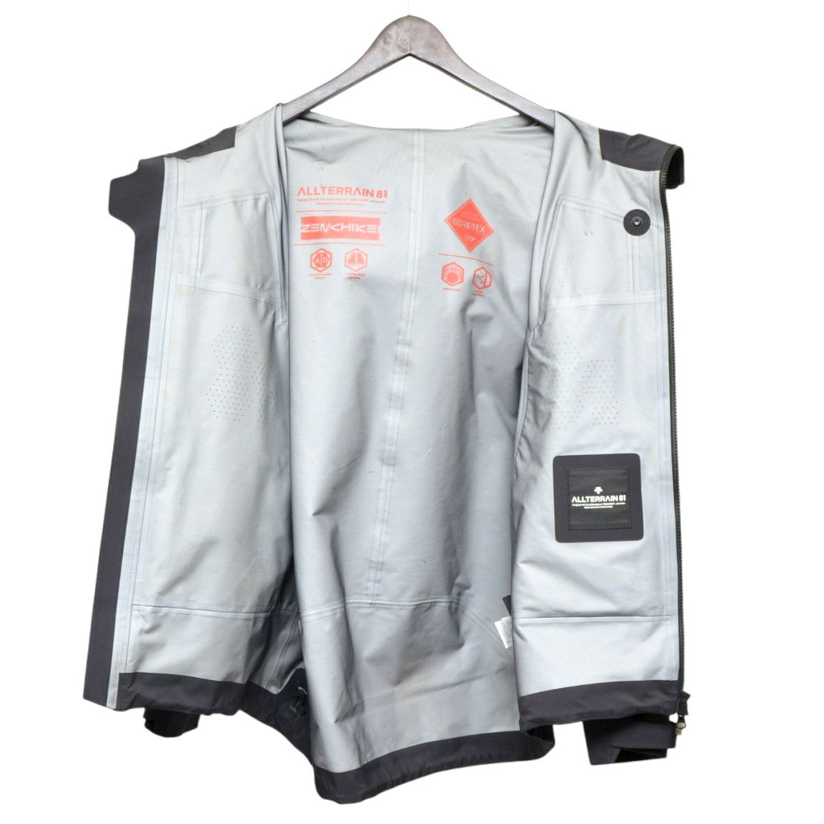 Descente ALLTERRAIN GORE-TEX SHELLJACKET ゴアテックスマウンテンパーカー シェルジャケット ブルゾン DOMXGC32X 古着・中古-5枚目のアイテム画像