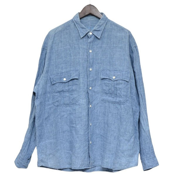 Porter Classic ROLL UP LINEN SHIRT ロールアップリネンシャツ 古着・中古-1枚目のアイテム画像