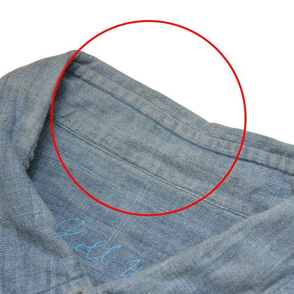 Porter Classic ROLL UP LINEN SHIRT ロールアップリネンシャツ 古着・中古-5枚目のアイテム画像