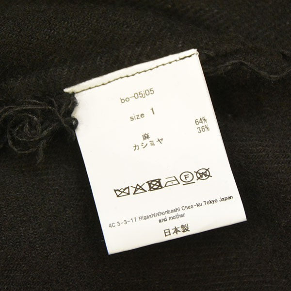barbell object 2025AW flower vest カシミヤ混ぜリネンベスト bo-05j05 古着・中古-8枚目のアイテム画像