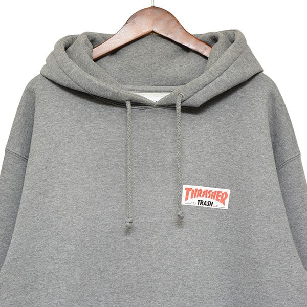 Fucking Awesome×THRASHER 2017SS TRASH ME HOODIE バックプリントプルオーバーパーカー スウェット 古着・中古-3枚目のアイテム画像