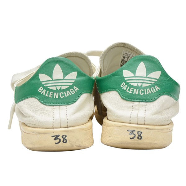 BALENCIAGA×adidas 2022年モデル STAN SMITH USED加工スニーカー スタンスミス IG9944 古着・中古-3枚目のアイテム画像