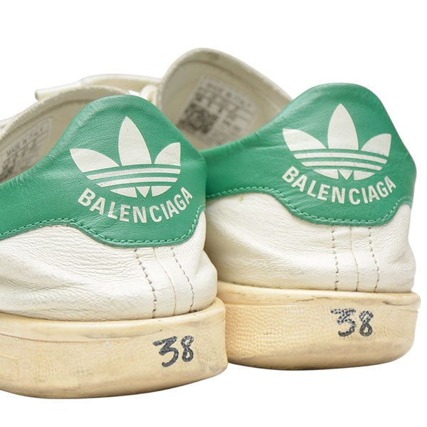 BALENCIAGA×adidas 2022年モデル STAN SMITH USED加工スニーカー スタンスミス IG9944 古着・中古-7枚目のアイテム画像