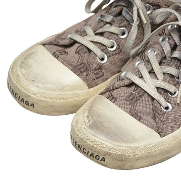 BALENCIAGA PARIS LOW TOP BB MONOGRAM 総柄ローカットスニーカー 688757 古着・中古-5枚目のアイテム画像