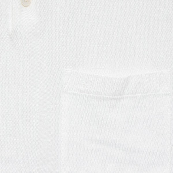 HERMES H刺繍鹿の子ポロシャツ オーバーサイズポロシャツ 古着・中古-4枚目のアイテム画像