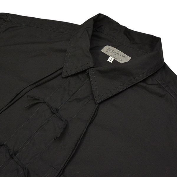 Yohji Yamamoto pour homme 2017AW China Button Open Collar LS Shirt チャイナシャツ HK-B04-001 古着・中古-3枚目のアイテム画像