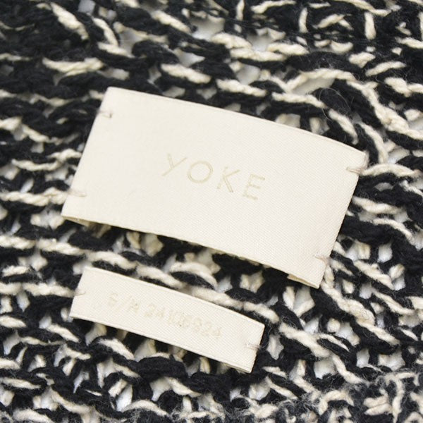 YOKE(ヨーク) 2024SS INTARSIA CREWNECK VEST クルーネックニット