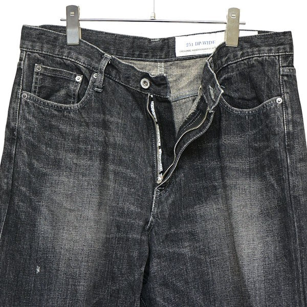 NEIGHBORHOOD 2025SS WASHED DENIM DP WIDE PANTS ウォッシュドデニムワイドパンツ バギージーンズ 251XBNH-PTM04 古着・中古-4枚目のアイテム画像
