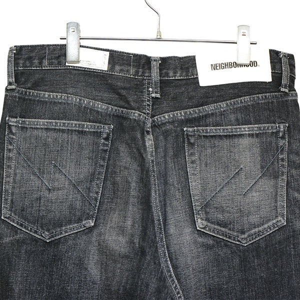 NEIGHBORHOOD 2025SS WASHED DENIM DP WIDE PANTS ウォッシュドデニムワイドパンツ バギージーンズ 251XBNH-PTM04 古着・中古-5枚目のアイテム画像