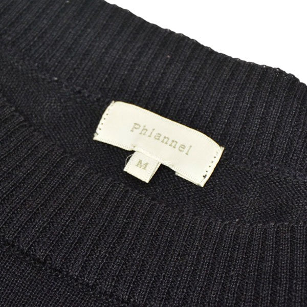 Phlannel コットンシルク混ロングセーター クルーネックニット B117B0050032100 古着・中古-6枚目のアイテム画像