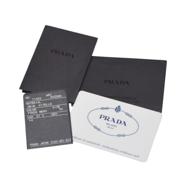 PRADA 三角ロゴプレートレザーバックパック リュック 2VZ066 古着・中古-7枚目のアイテム画像