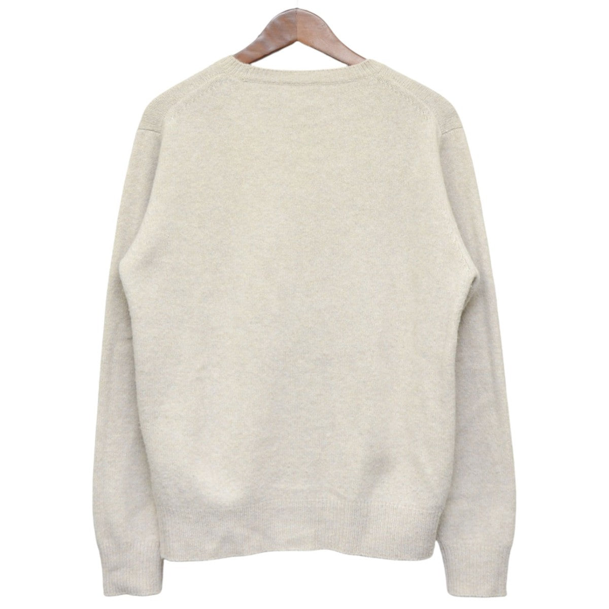 COMOLI ラムズウール クルーネックニット セーター Q03-06007 古着・中古-2枚目のアイテム画像