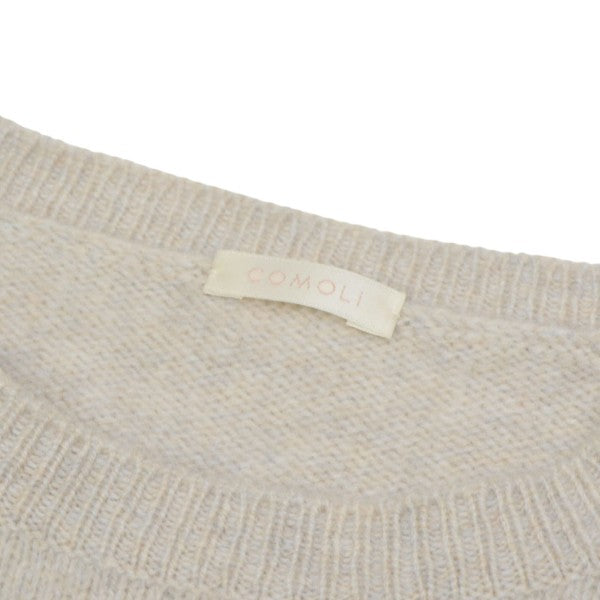 COMOLI ラムズウール クルーネックニット セーター Q03-06007 古着・中古-5枚目のアイテム画像
