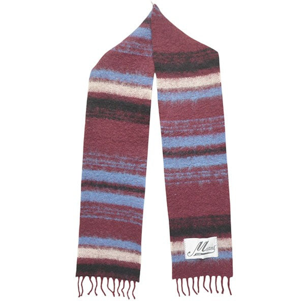 MARNI ウールアルパカ混 ボーダーストール マフラー SCMC0083A0 UAW002 古着・中古-2枚目のアイテム画像