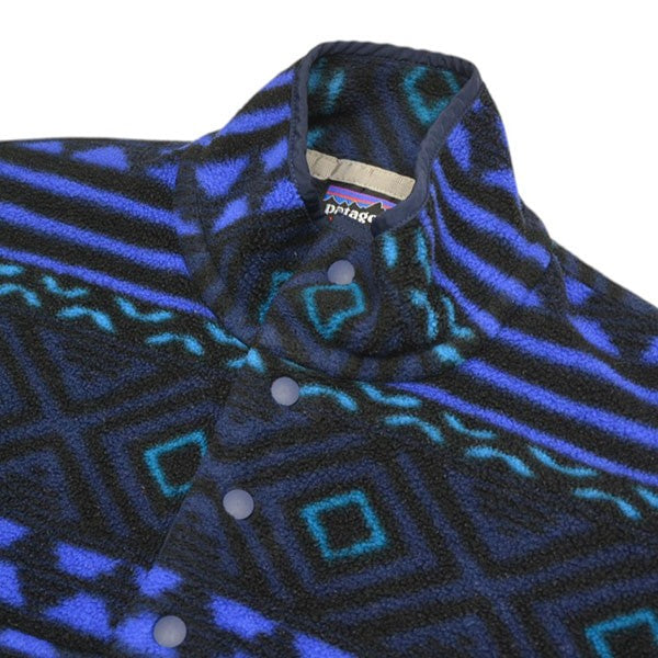 Patagonia シンチラスナップT 総柄フリースジャケット ブルゾン 25450FA15 古着・中古-3枚目のアイテム画像