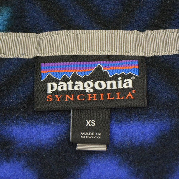 Patagonia シンチラスナップT 総柄フリースジャケット ブルゾン 25450FA15 古着・中古-6枚目のアイテム画像