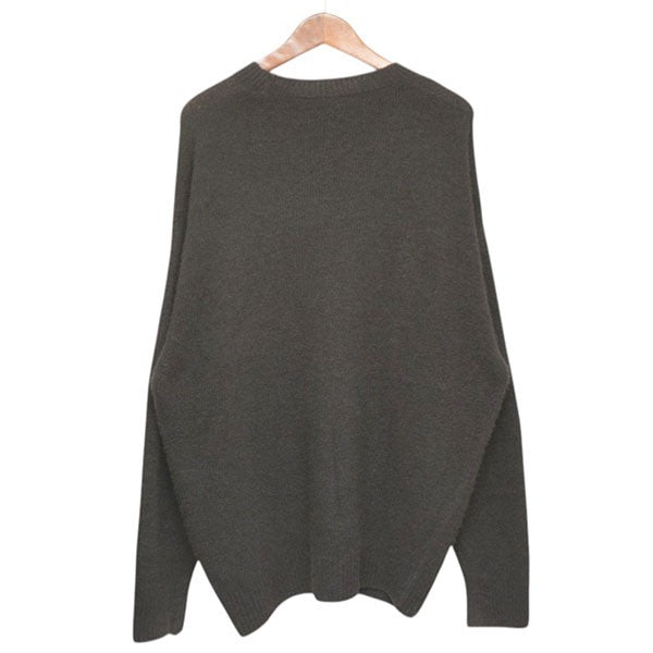 COMOLI(コモリ) 2025AW カシミヤ製品染 クルーネックニット オーバー