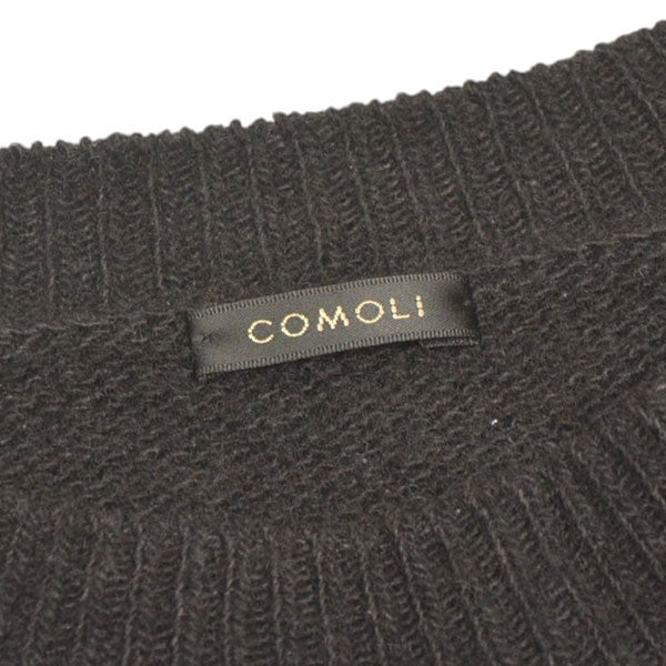 COMOLI(コモリ) 2025AW カシミヤ製品染 クルーネックニット オーバー