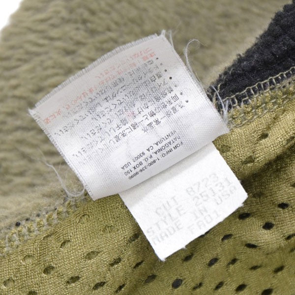 Patagonia 2001年製 USA MADE Vintage R2 レギュレーター フリースジャケット ヴィンテージ POLARTECブルゾン 25131 古着・中古-9枚目のアイテム画像