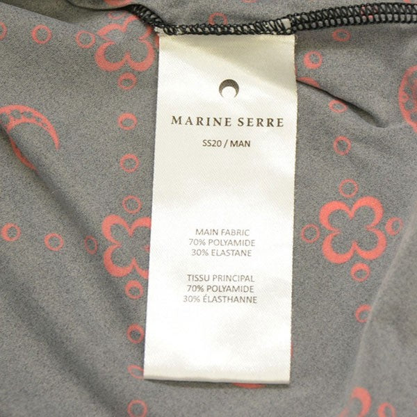 marine serre 2020SS モックネックセカンドスキントップス 総柄ロングスリーブTシャツ 古着・中古-6枚目のアイテム画像