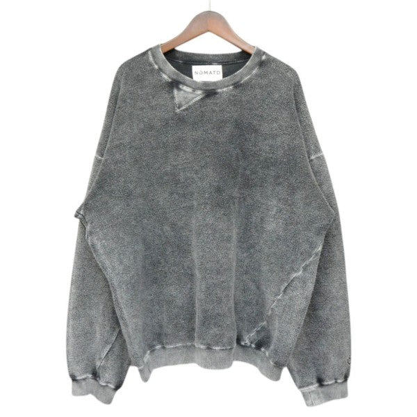 NOMA t．d． 2024AW Hand Dyed Twist Sweat ハンドダイツイストスウェット N38-CS01 古着・中古-1枚目のアイテム画像