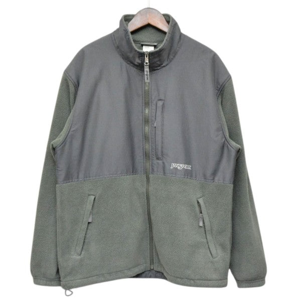 JANSPORT 90s 切替フリースジャケット ジップアップジャケット 古着・中古-1枚目のアイテム画像