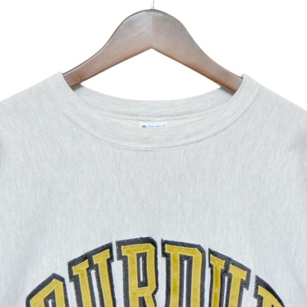 Champion REVERSE WEAVE 1990s PURDUE カレッジロゴスウェットシャツ 刺繍タグ 古着・中古-3枚目のアイテム画像