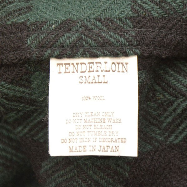 TENDERLOIN 2015AW T-BAFFALO SHIRT JACKET バッファローチェックウールシャツジャケット 古着・中古-7枚目のアイテム画像