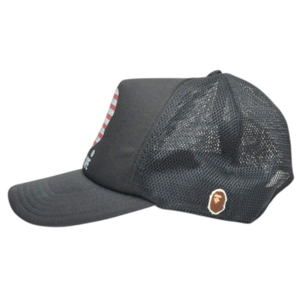 A BATHING APE 星条旗メッシュキャップ 帽子 古着・中古-2枚目のアイテム画像