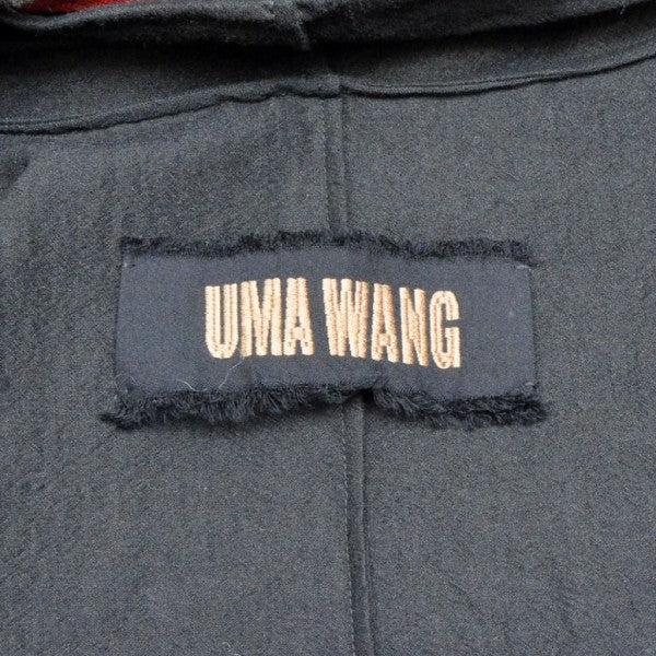 UMA WANG 2018AW CAVAN COAT カヴァンコート ガウンコート ロングカーディガン 古着・中古-5枚目のアイテム画像