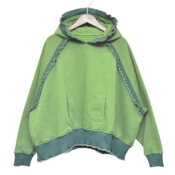 ANTHONY CALYDON RAGLAN HOODIE ラグランフーディ オーバーサイズパーカー 古着・中古-1枚目のアイテム画像