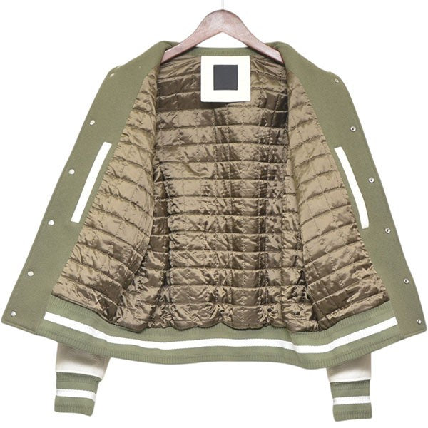 GIVENCHY 2023AW WOOL BOMBER JACKET ロゴパッチボンバージャケット 袖レザースタジャン ブルゾン BM011S6Y16 古着・中古-3枚目のアイテム画像