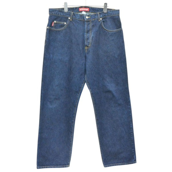 stussy(ステューシー) OLD STUSSY USA MADE 赤タグ ワイドデニムパンツ