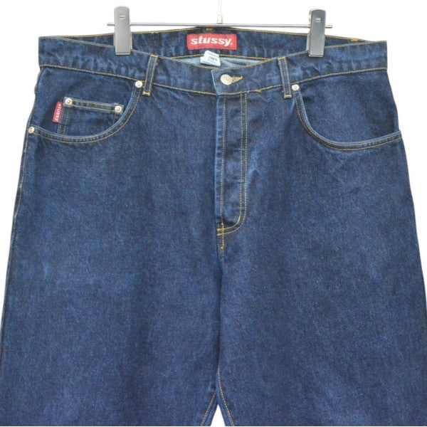 【美品】90s Stüssy USA製 赤タグ デニム W28 ヴィンテージ 美品】90s Stüssy USA製 赤タグ デニム W28 ヴィンテージ 【公式通販】