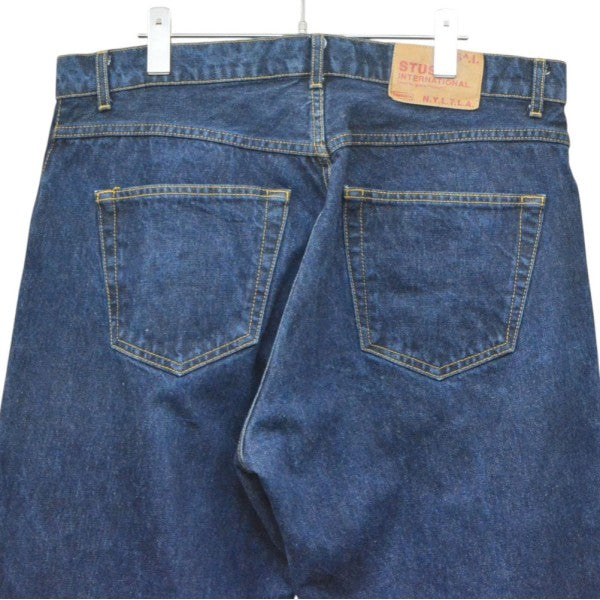 OLD STUSSY　USA MADE　赤タグ　ワイドデニムパンツ