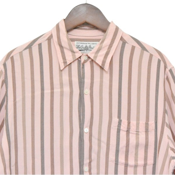 WACKO MARIA 2024SS STRIPED REGULAR COLLAR SHIRT ストライプレギュラーカラーシャツ 24SS-WMS-RC06 古着・中古-3枚目のアイテム画像